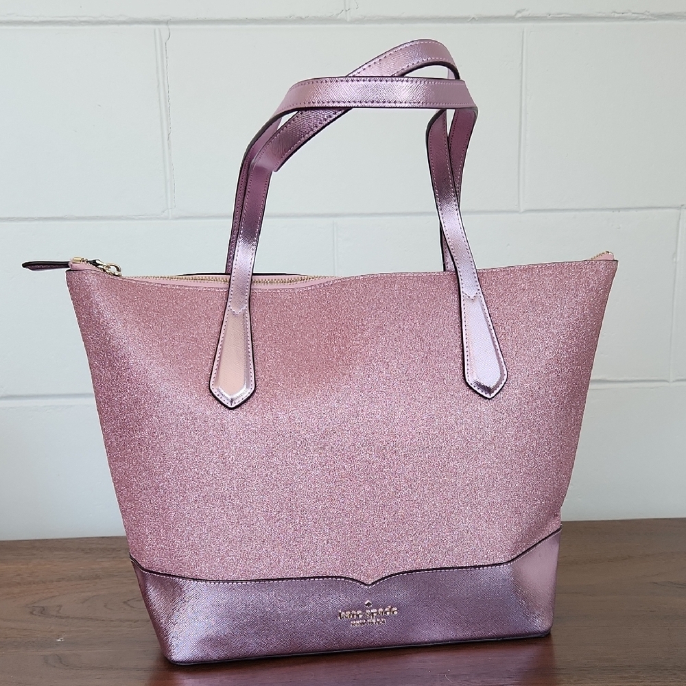 Kate Spade Lola Glitter Tote Bag